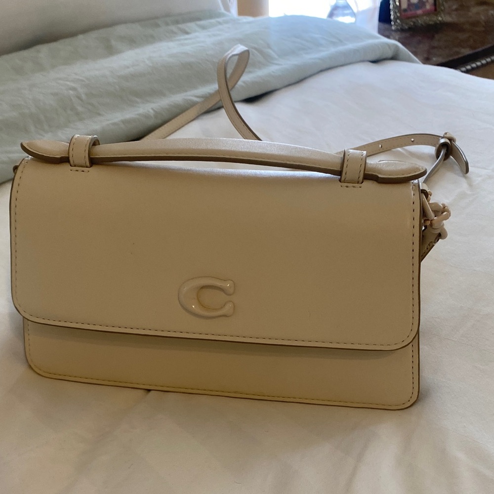 Coach Cream Crossbody Bag